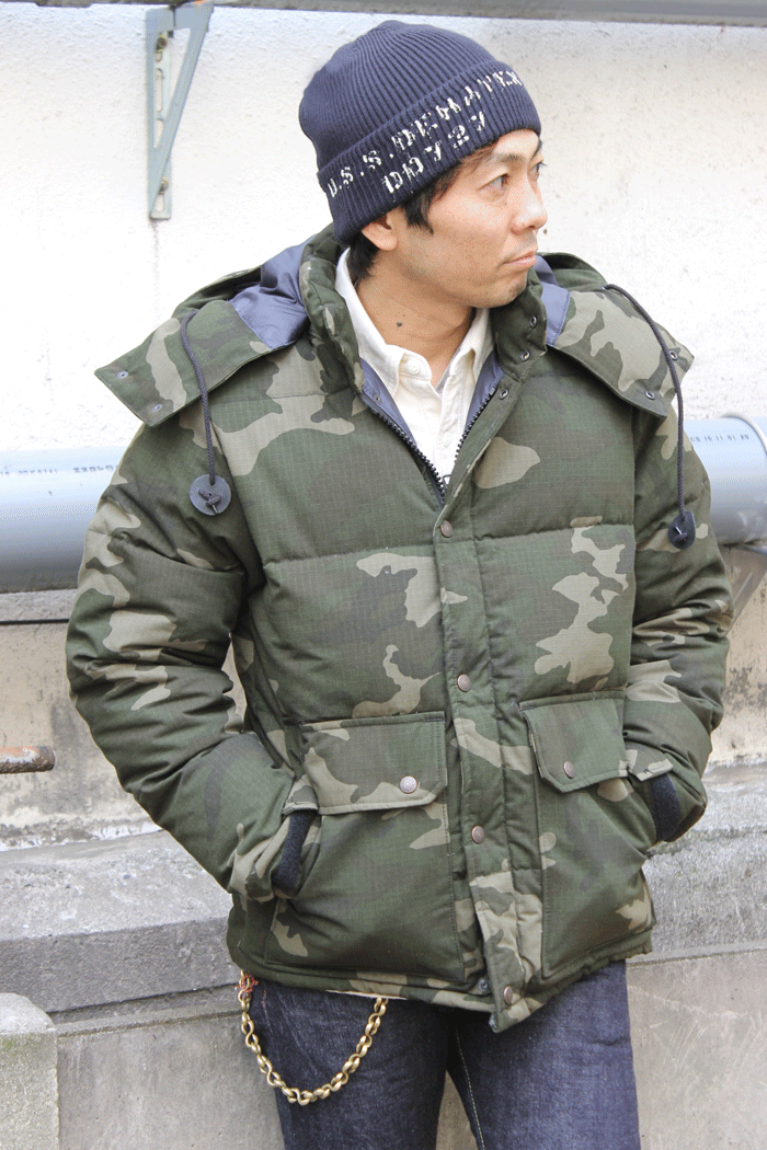 楽天市場】SUGAR CANE カモフラージュ柄 ダウンジャケット SC14291