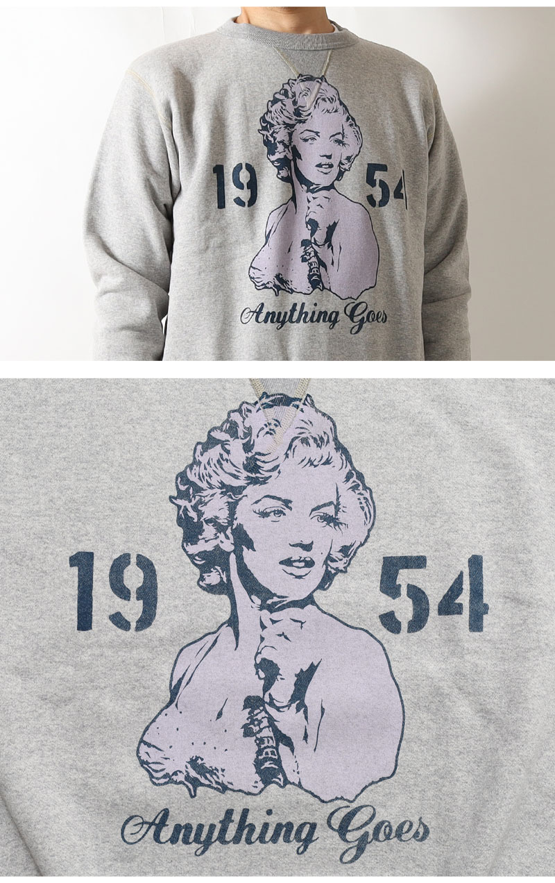 TOYS McCOY(トイズマッコイ) マリリンモンロー・スウェットシャツ