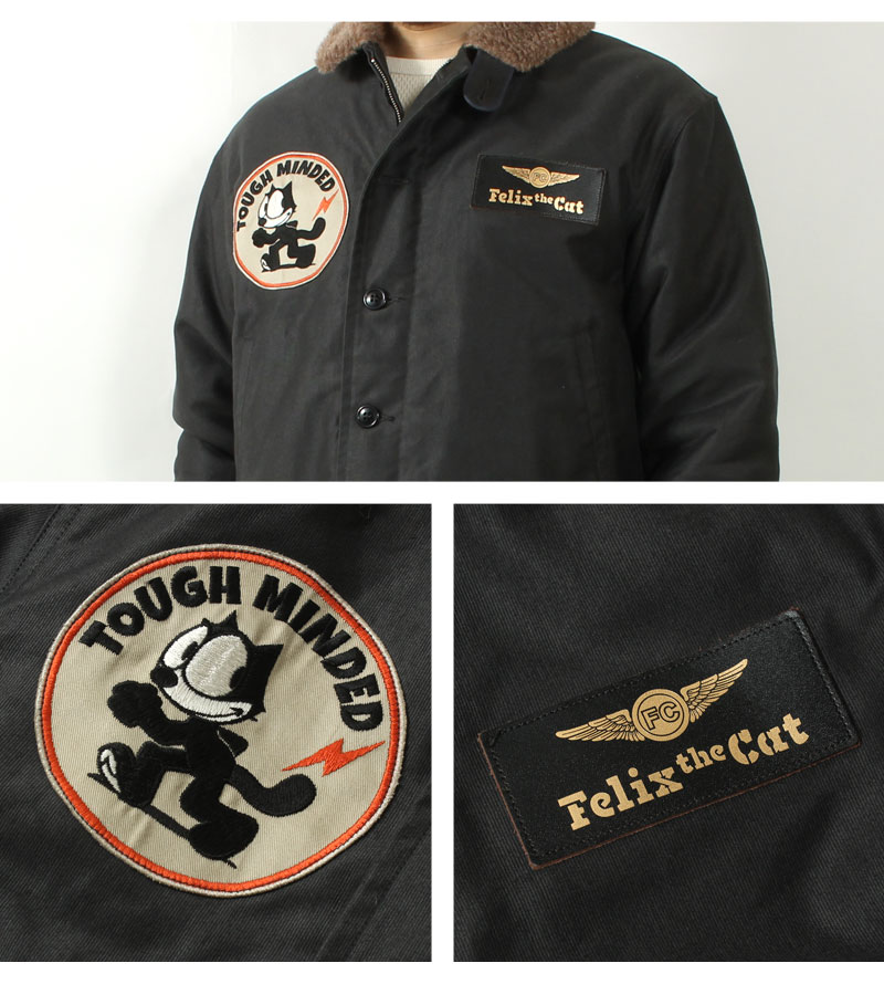 TOYS McCOY(トイズマッコイ) N-1デッキジャケット FELIX THE CAT TOUGH