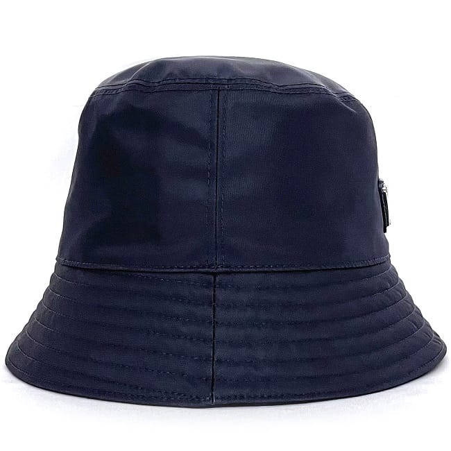 楽天市場】【送料無料】 プラダ ハット バケットハット ネイビー