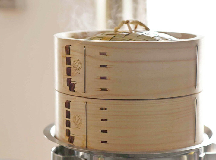 フライングソーサーオリジナル檜中華せいろ 18cm 身 印籠タイプ