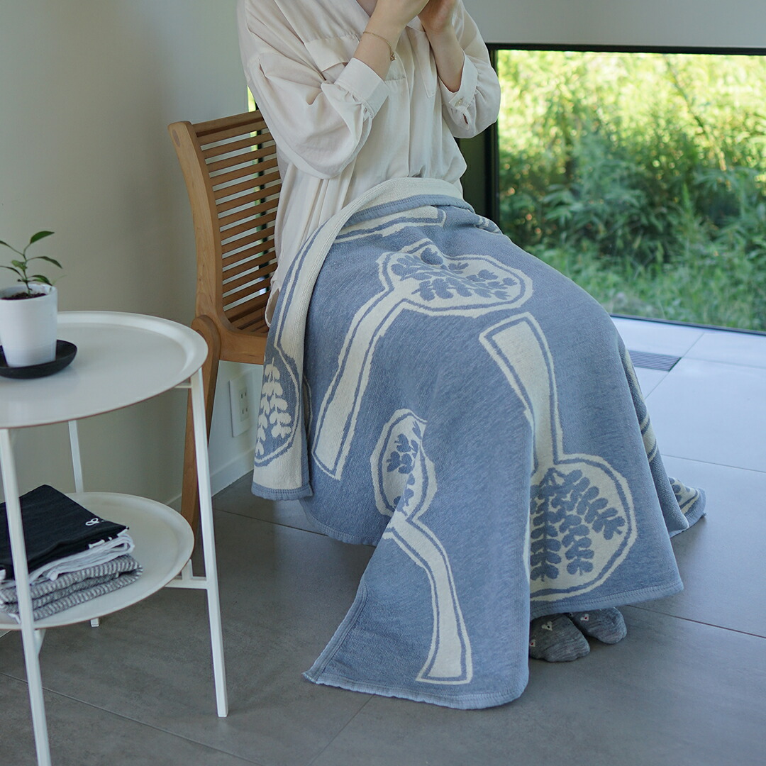 FOREST SPOON シュニールコットンブランケット ハーフ（クリッパン