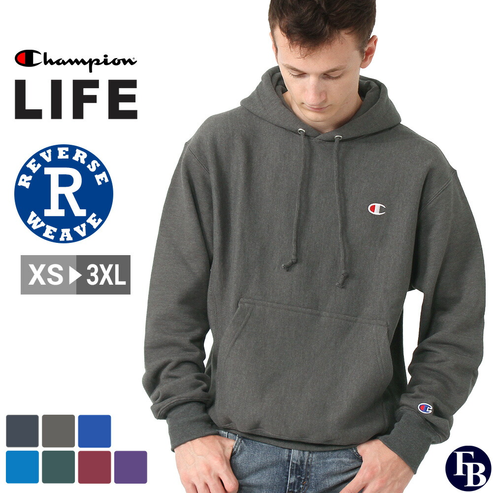 楽天市場】Champion チャンピオン パーカー リバースウィーブ メンズ