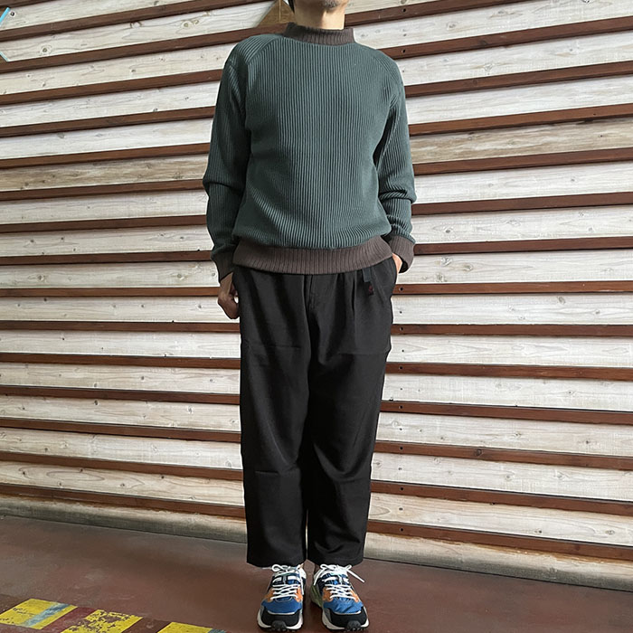 Gramicci グラミチ GMP5-FJP003 WOOL LIKE WIDE TAPERED PANT ウール