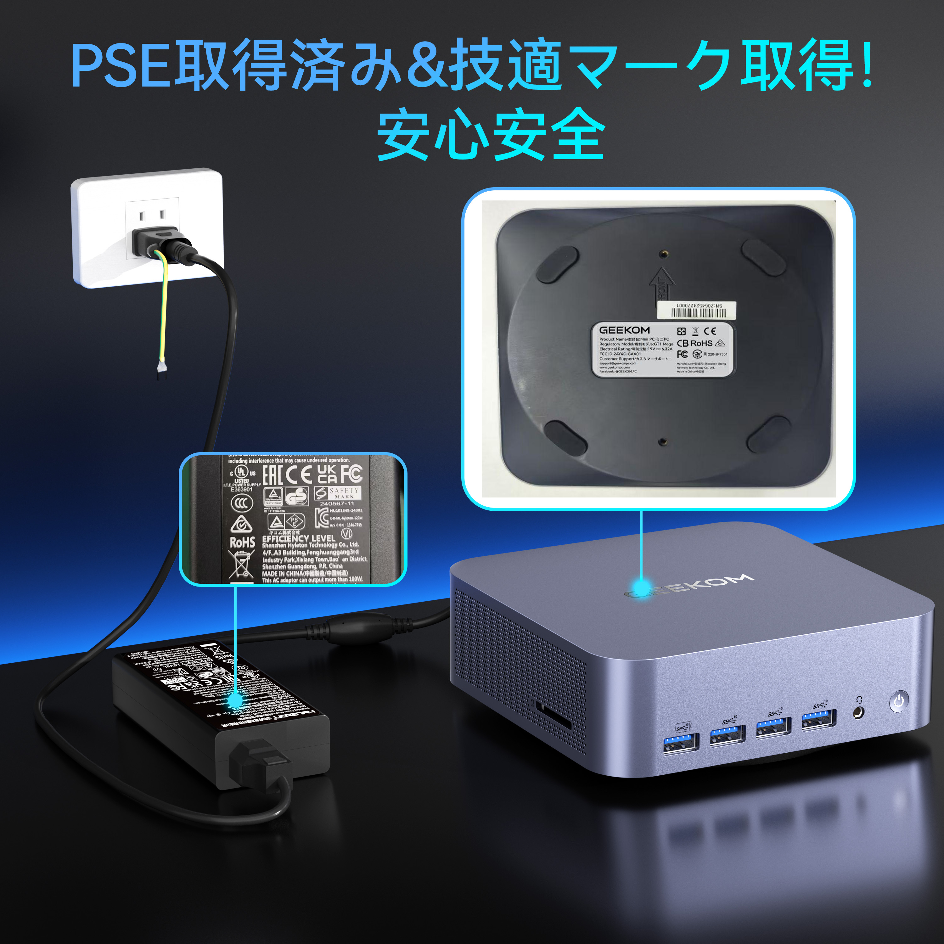 楽天市場】【数量限定・全品15%OFF】GEEKOM GT1 Mega AIミニPC【欧州