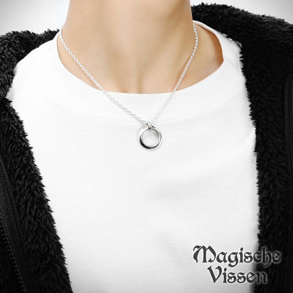 マジェスフィッセン サークル シルバー ペンダントトップ チェーンなし