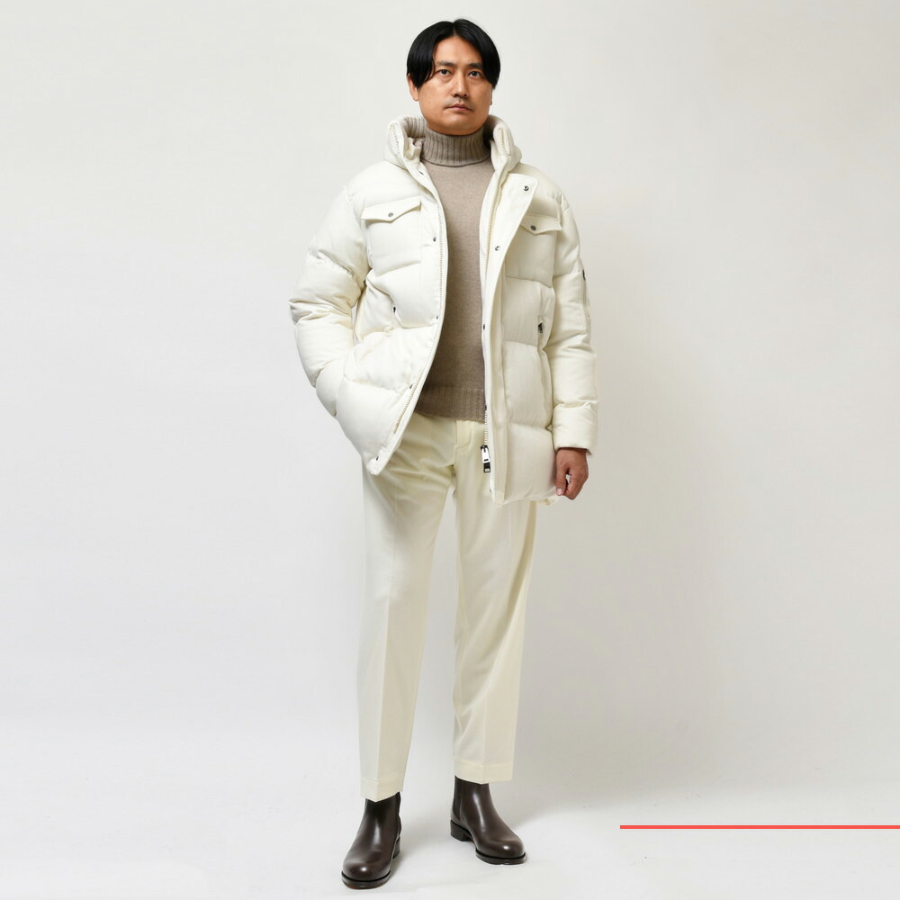 HERNO（ヘルノ）ウォーターレペレントシルクカシミアサキソニー