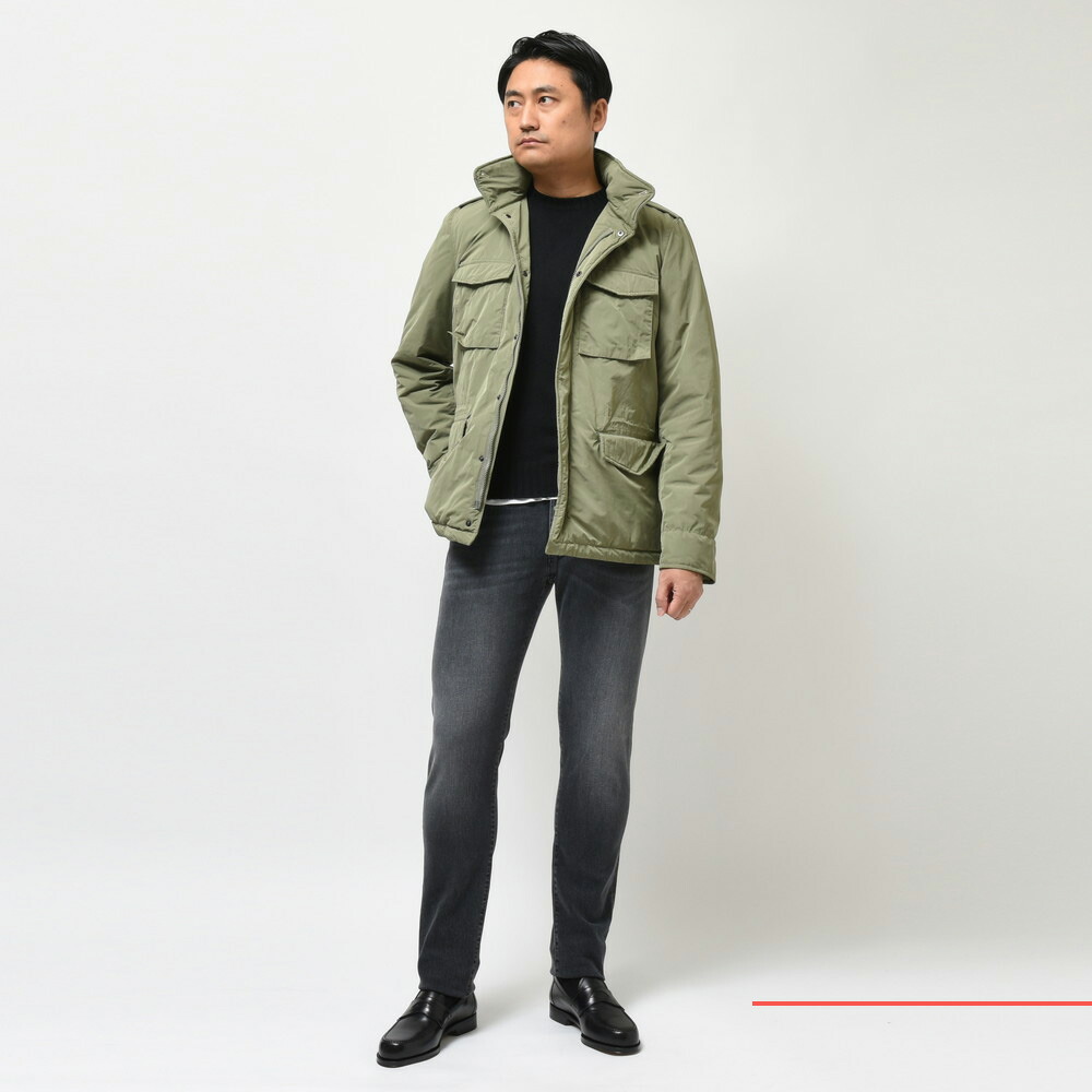 ASPESI（アスペジ）ポリエステルM-65パデッドフィールドジャケット