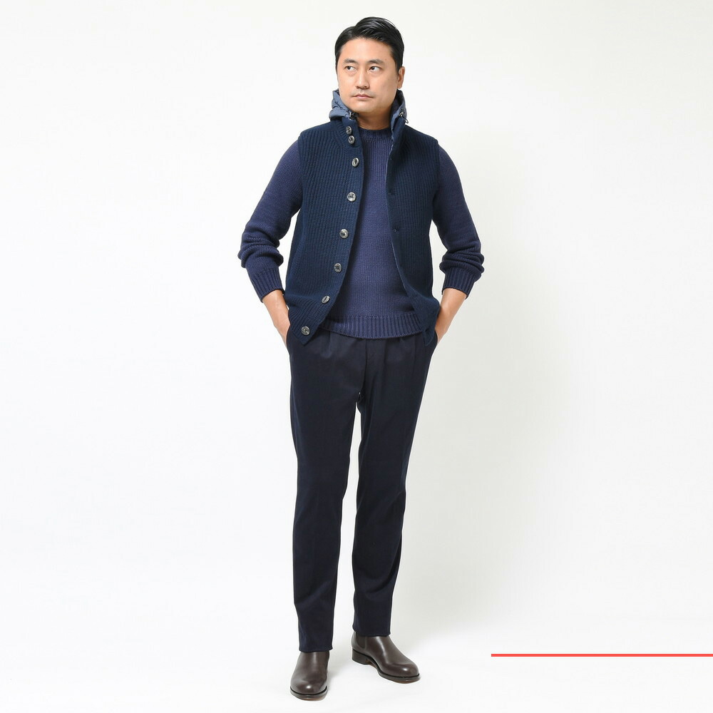 SALE】HERNO（ヘルノ）RESORTリゾート ミドルゲージウール