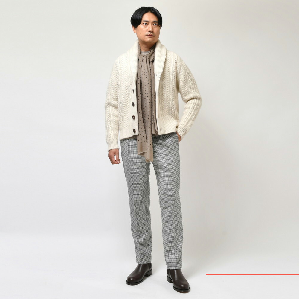 BEGG X CO（ベグ アンド コー）8プライローゲージカシミアショール