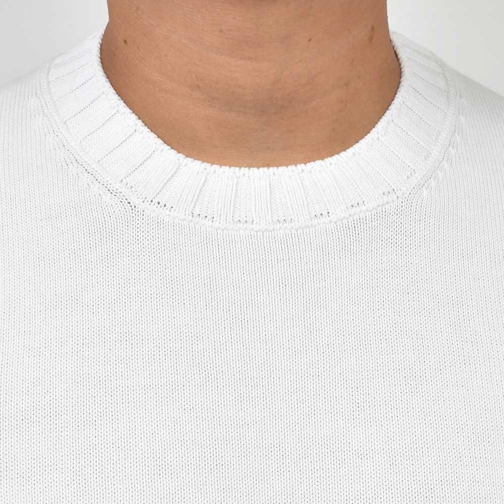 GRAN SASSO（グランサッソ）8ゲージソフトコットンクルーネックニット