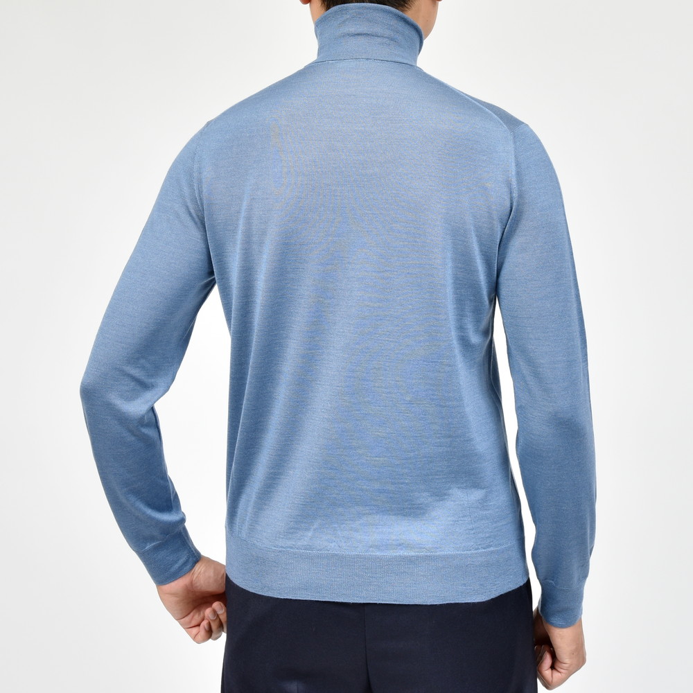 ZANONE（ザノーネ）ハイゲージカシミアシルクタートルネックニット DV