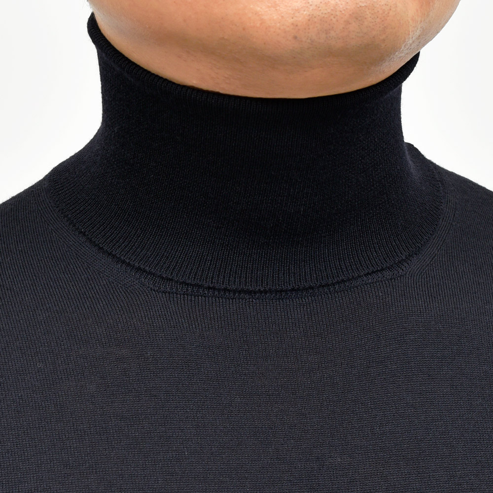 LARDINI（ラルディーニ）Super120'sウールハイゲージタートルネック