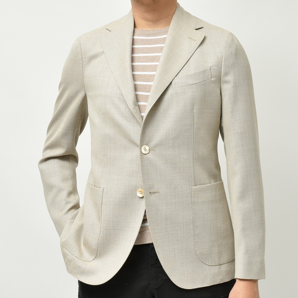 BOGLIOLI（ボリオリ）DOVERドーヴァー ウールホップサックソリッド3B