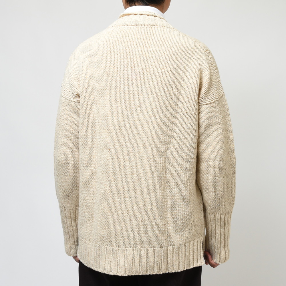 SALE】ma'ry'ya（マリア）ミドルゲージウールナイロンシルクニット