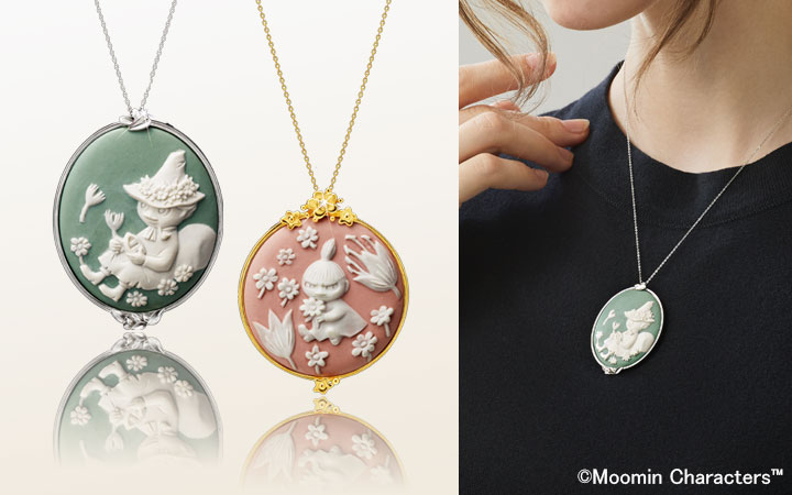 楽天市場】[MOOMIN/ムーミン] 磁器カメオペンダント しあわせの