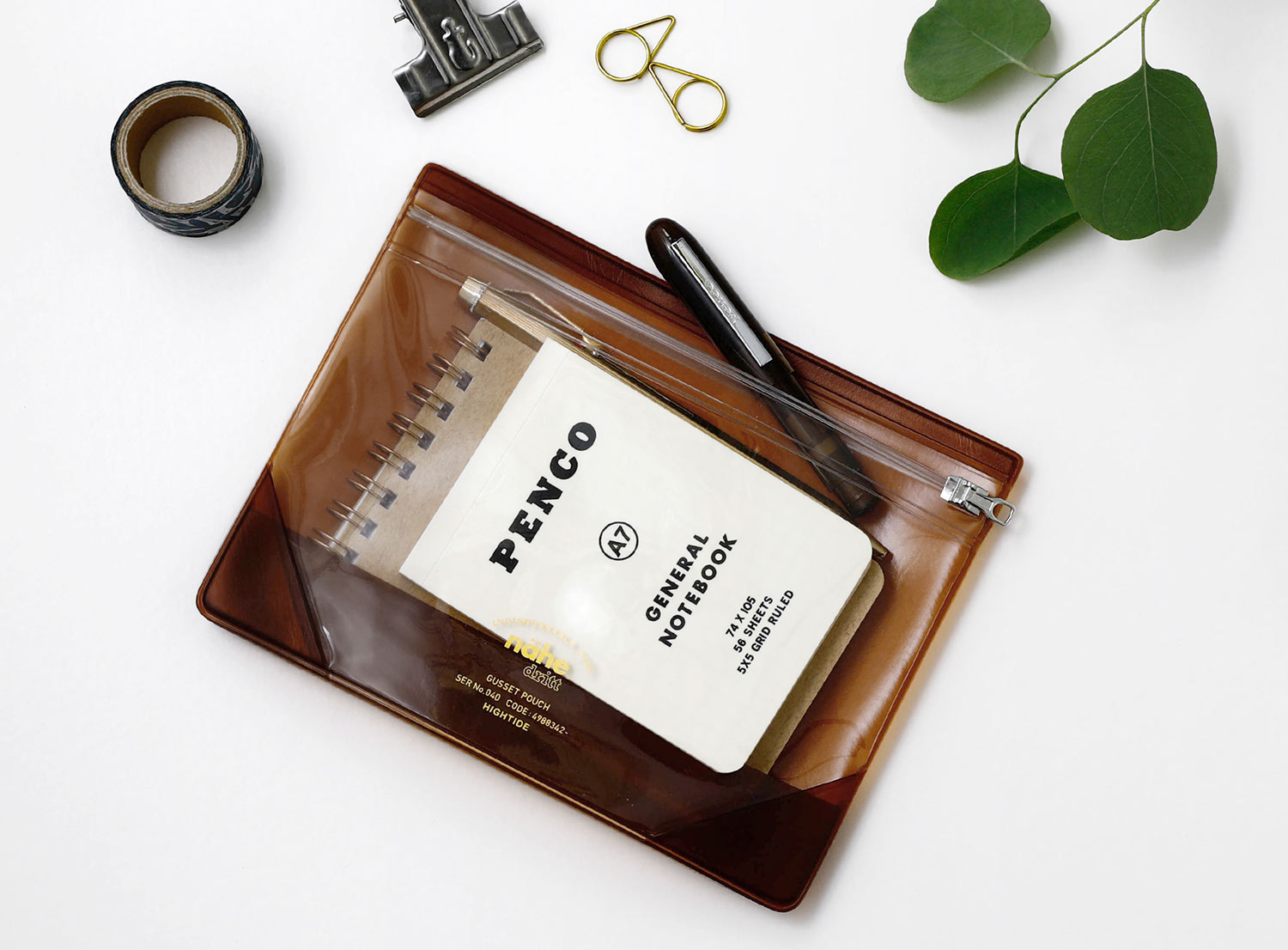 nahe ネーエ | ガセットポーチ クリア S | HIGHTIDE（ハイタイド）公式