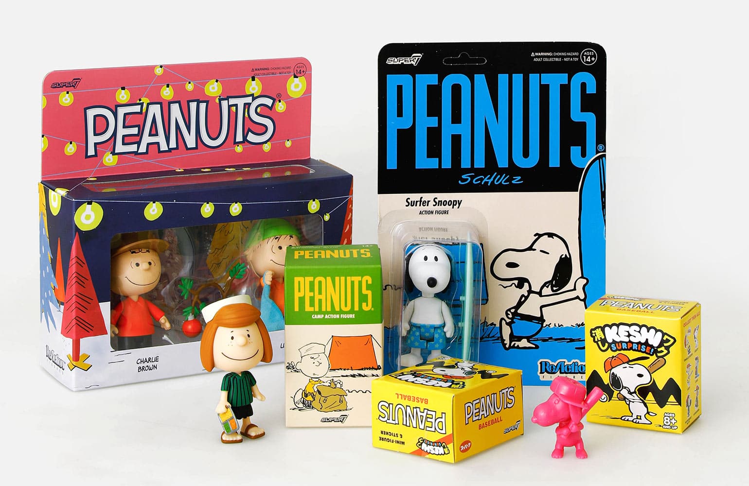 Super7 スーパー7 | Peanuts ケシサプライズ ベースボール フラット
