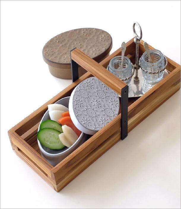 和光St.silver950／純銀製鎚目 小判型 楊枝入れ 小物入れ2点セット