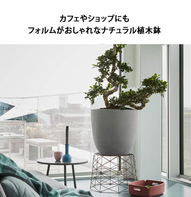 カピ エッグプランター スムース 高さ41cm 43×41 Capi Egg planter Smooth