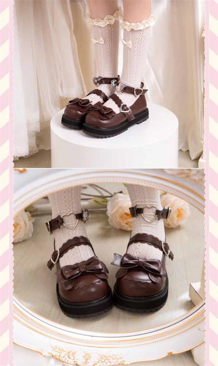 楽天市場】ロリータシューズ ストラップ パンプス レディース メイド靴