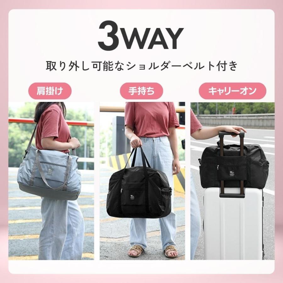 楽天市場】たためる ボストンバッグ 3way 軽量 キャリーオン