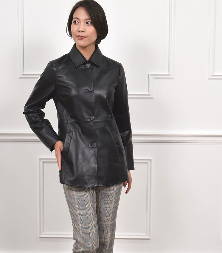 20%OFF 会員価格適用外】【Merfirge】ラム レザー ジャケット (KT7006