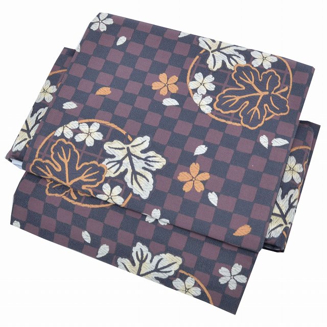 10%OFF☆P10倍／袋帯 作り帯 正絹 仕立て上がり 二重太鼓 簡単着付け