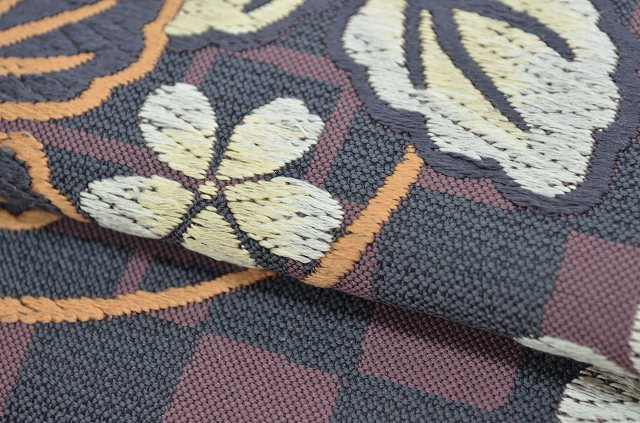 10%OFF☆P10倍／袋帯 作り帯 正絹 仕立て上がり 二重太鼓 簡単着付け