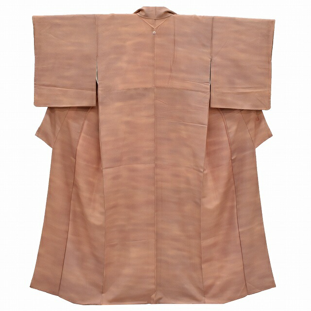 20%OFF☆P10倍／色無地 正絹 リサイクル着物 仕立て上がり 縮緬 紋付