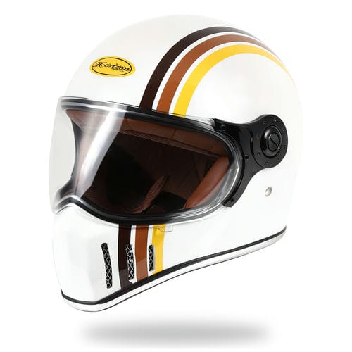 HORIZONHELMETS】JADE Tricolor2-white フルフェイス へルメット
