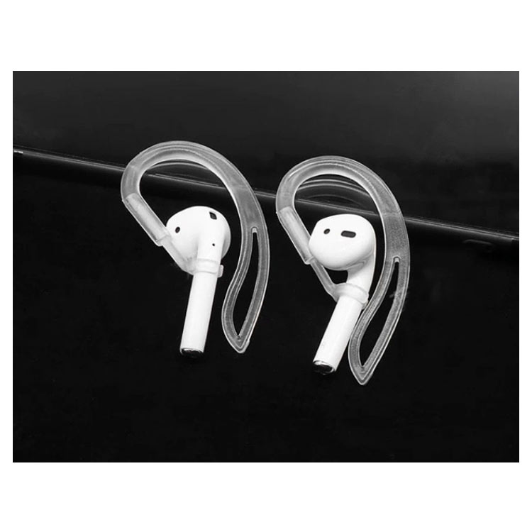 楽天市場】送料無料 イヤーフック イヤホン耳かけ クリア 360度回転