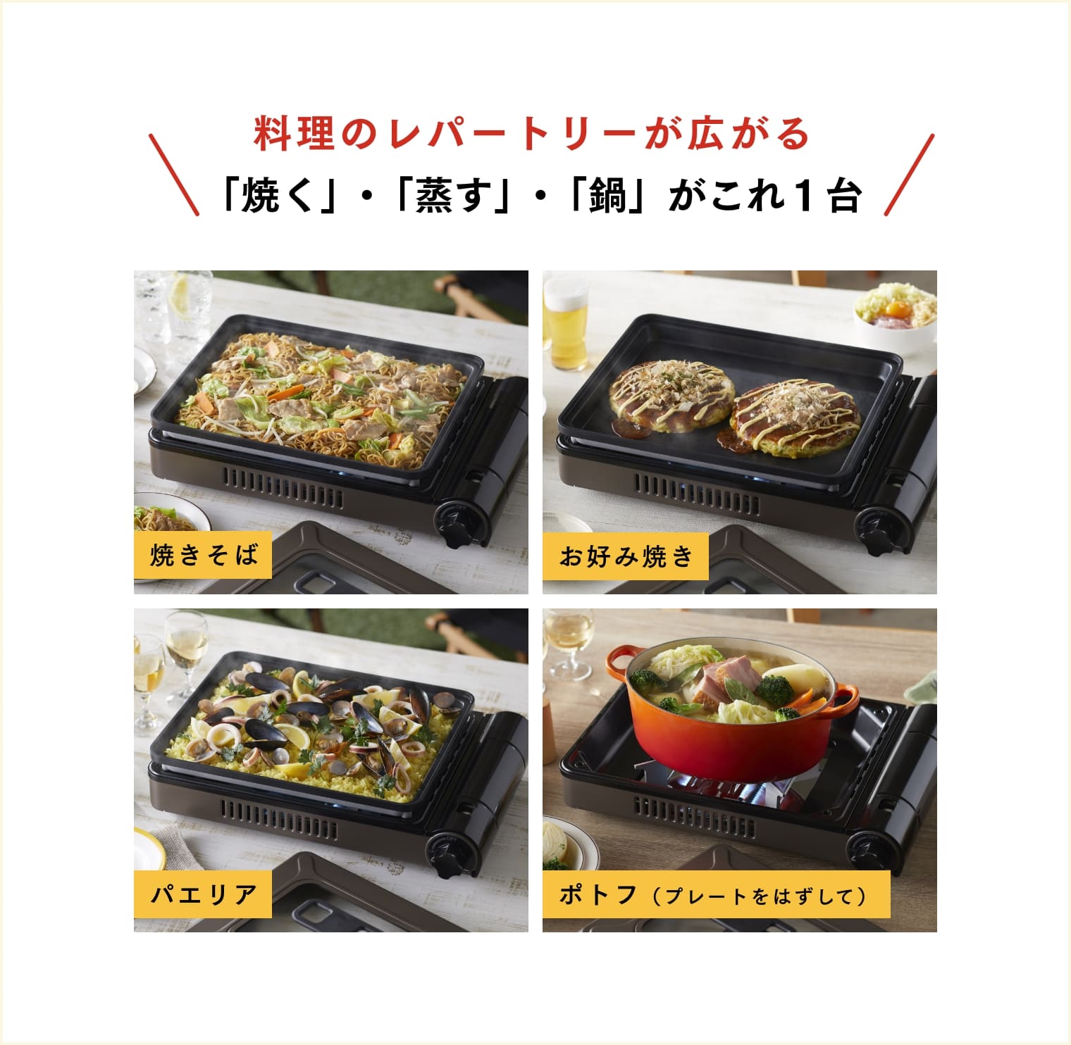 楽天市場】【公式】イワタニ カセットガスホットプレート 焼き上手さん