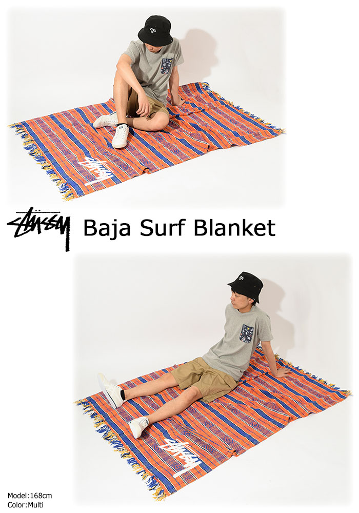 楽天市場】ステューシー STUSSY ブランケット Baja Surf(stussy