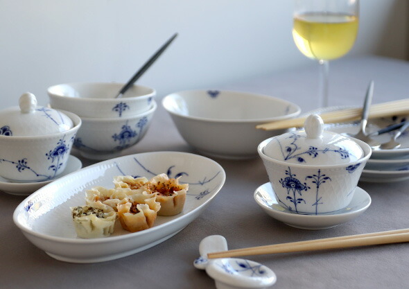 ロイヤルコペンハーゲン 2500 ブルーパルメッテ 446 箸・スプーン置き