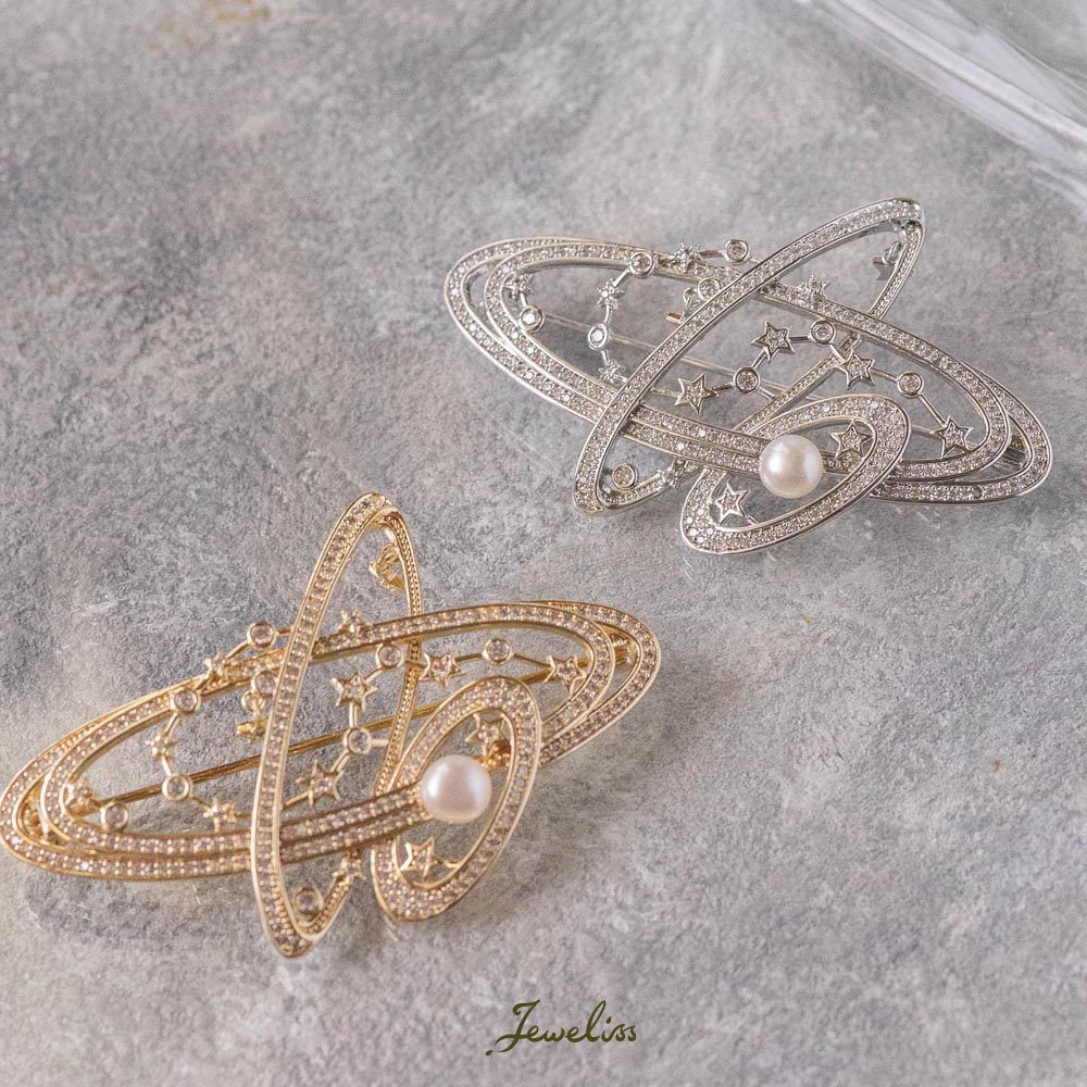 楽天市場】Jeweliss ブローチ Asteroid アステロイド 宇宙 星 淡水