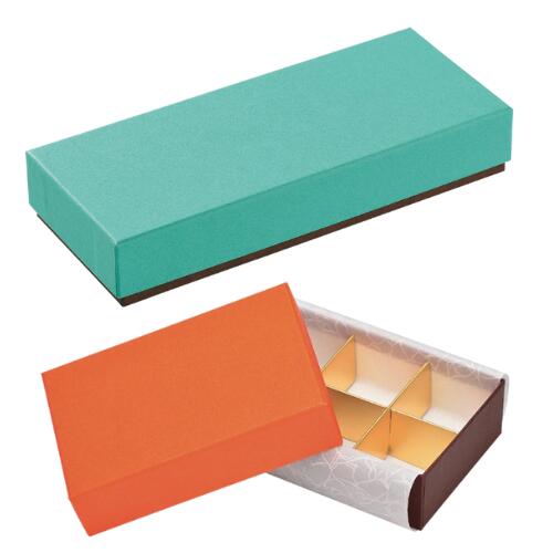ギフトボックス チョコレート 長方形 シンプル トリフ:35mmマス 4