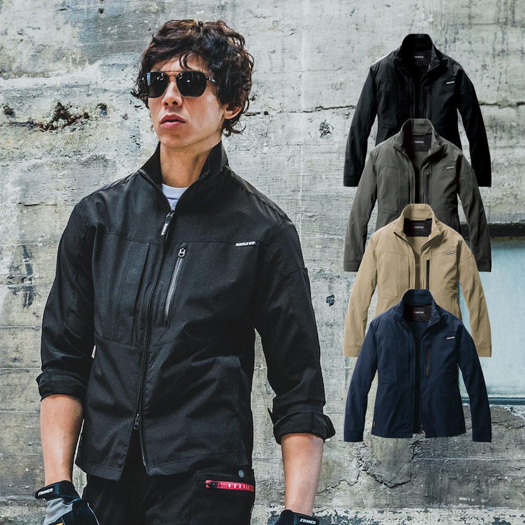 691 長袖 ジャケット BURTLE バートル コーデュラ ストレッチ メンズ