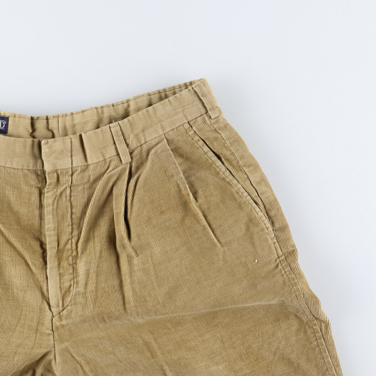 古着 90年代 ランズエンド LANDS END ツータック コーデュロイパンツ