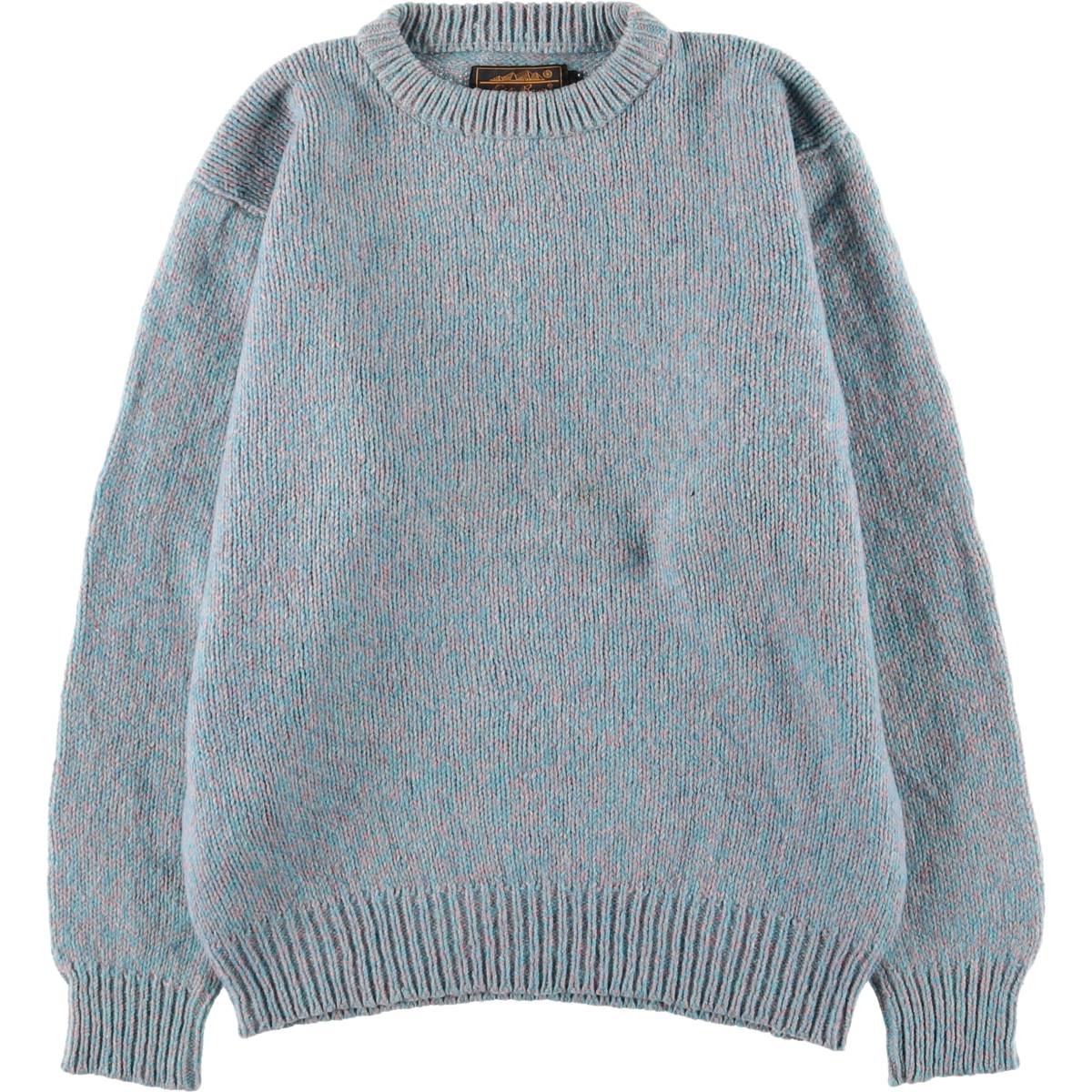 古着 80～90年代 エディーバウアー Eddie Bauer 黒タグ ウールニット