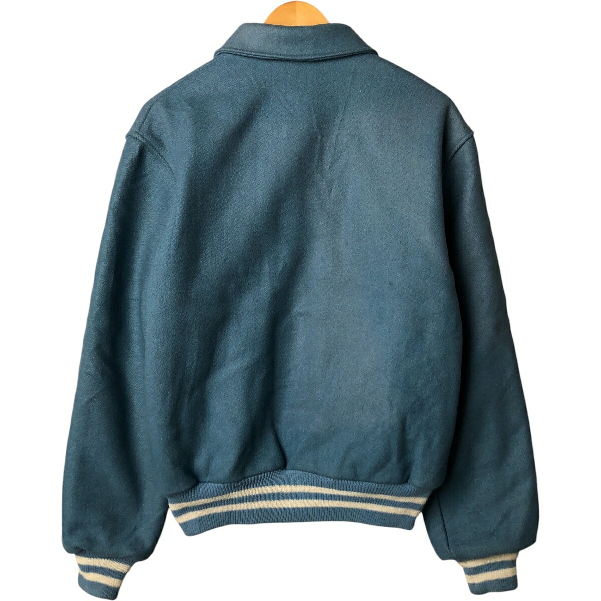 古着 80年代 バトウィン BUTWIN カスタム 襟付き 中綿入り ウール