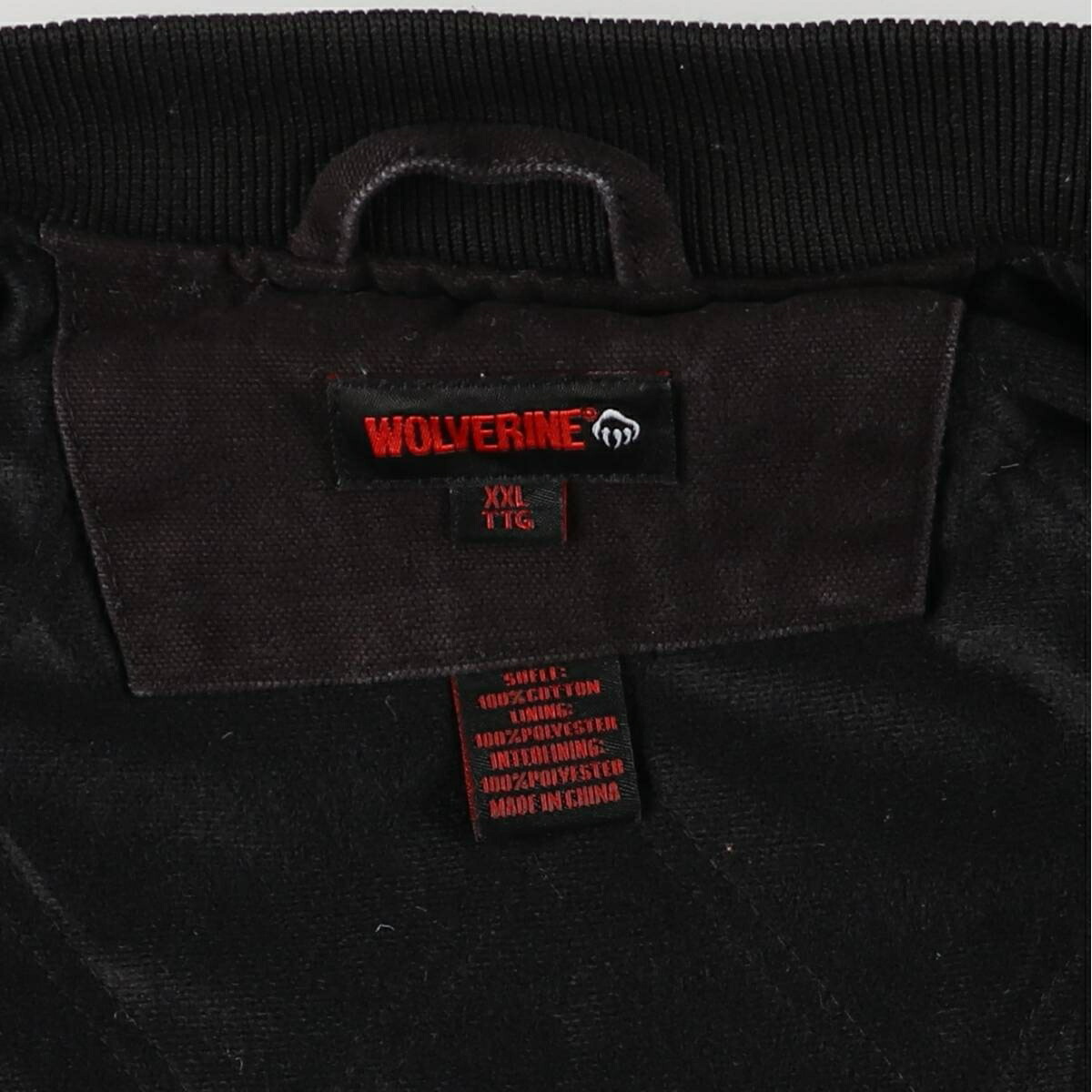 古着 ウルヴァリン WOLVERINE 中綿入り ダックベスト メンズXXL相当