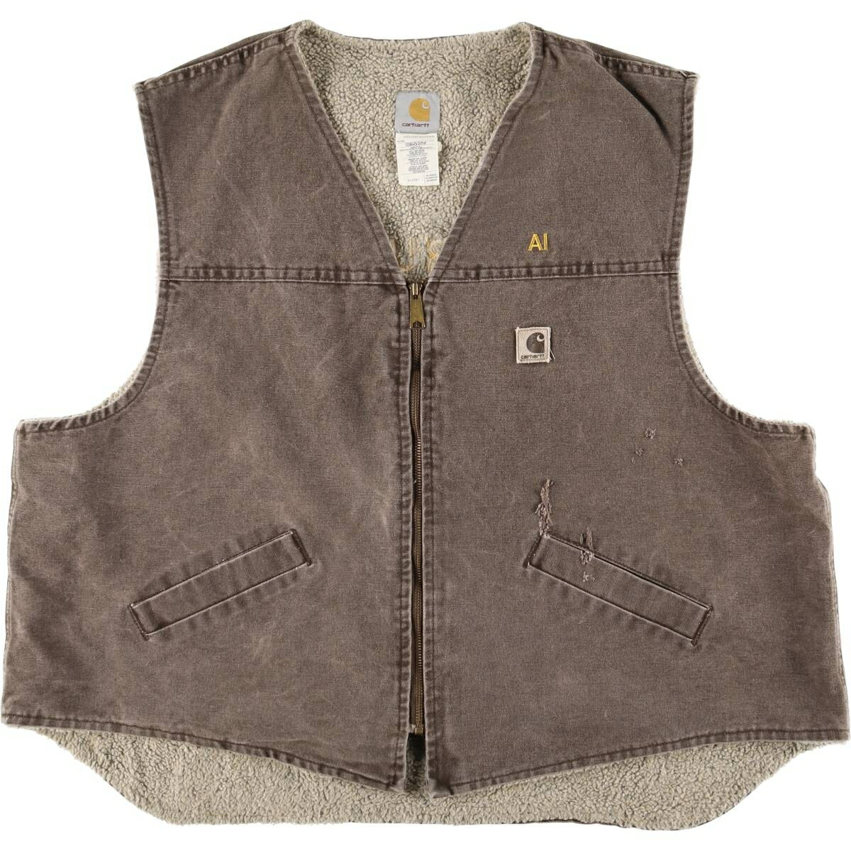 古着 ビッグサイズ 00年代 カーハート Carhartt ダックベスト USA製