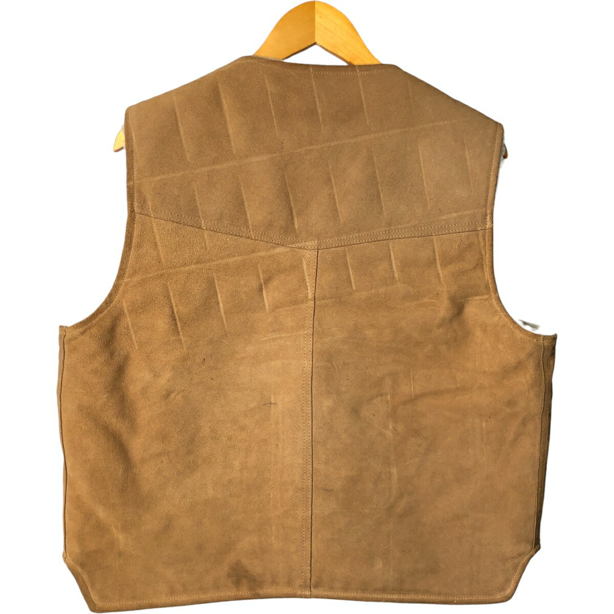 古着 70年代 シアーズ Sears スエードレザーベスト USA製 メンズL相当