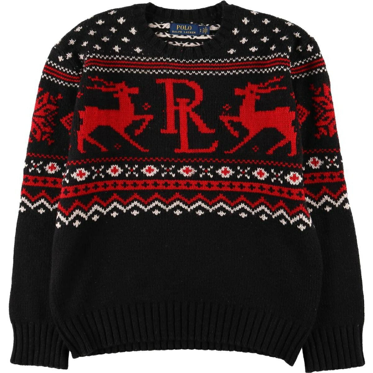 古着 ラルフローレン Ralph Lauren POLO RALPH LAUREN ノルディック柄