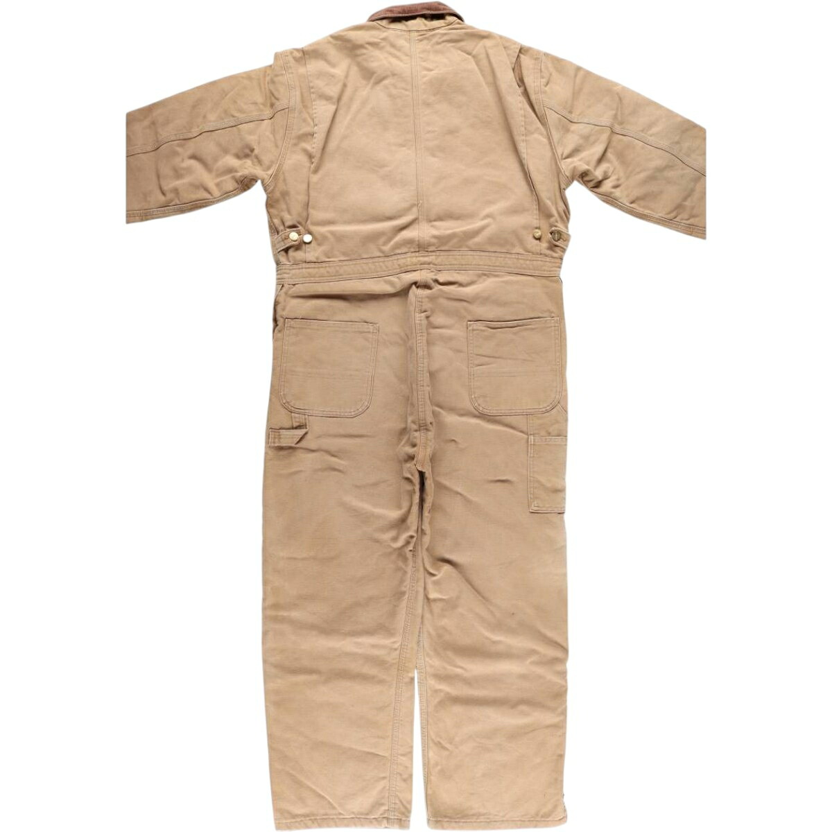 古着 ビッグサイズ カーハート Carhartt ダック 長袖 オールインワン