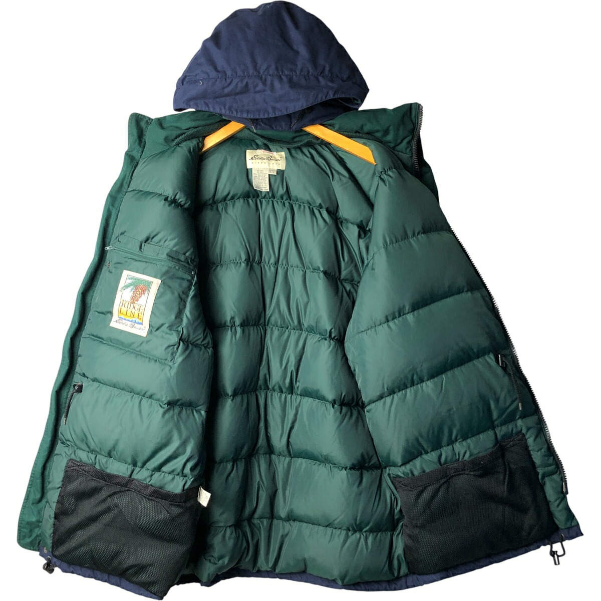 古着 エディーバウアー Eddie Bauer RIDGE LINE フード付き グース