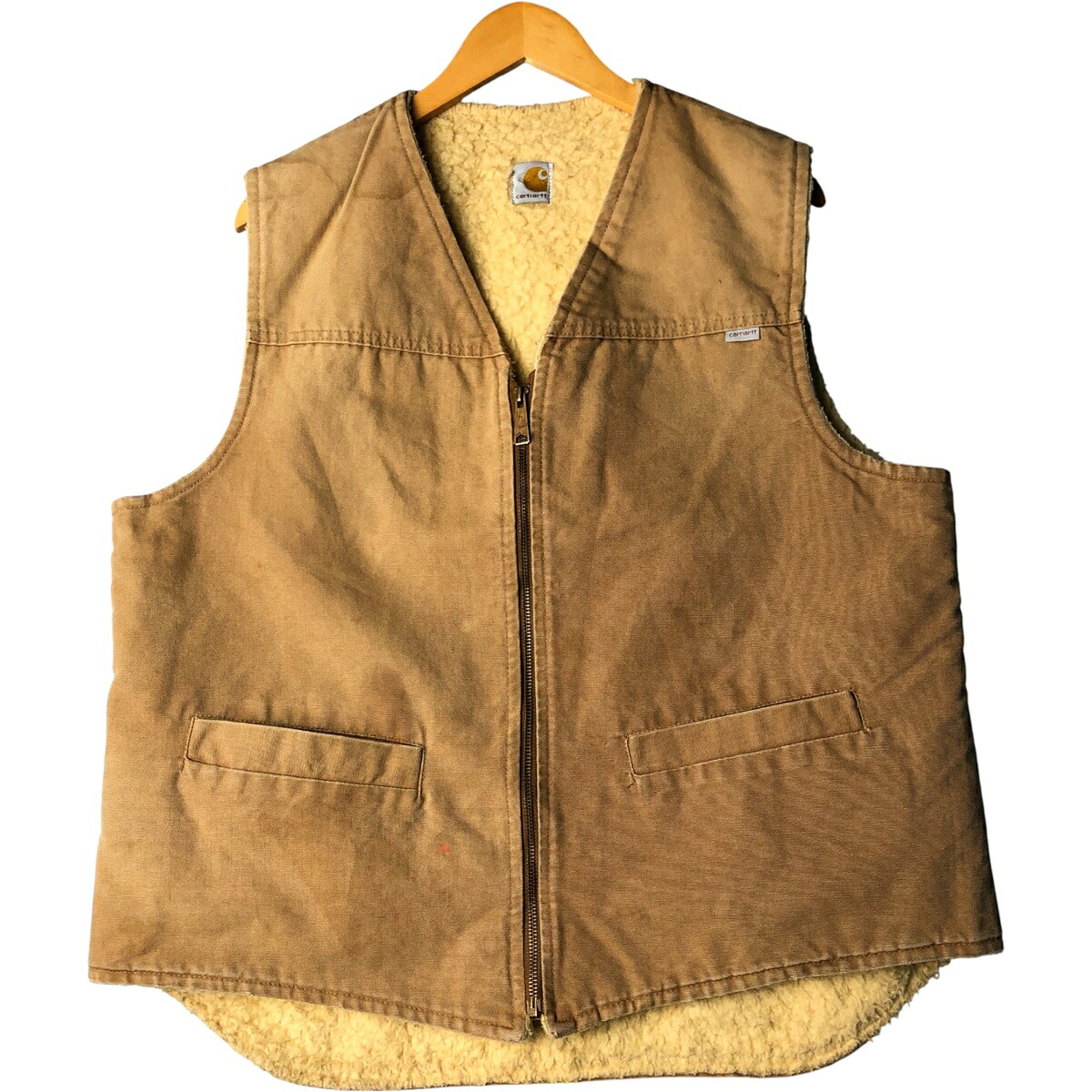 古着 80年代 カーハート Carhartt ダックベスト USA製 メンズXL相当