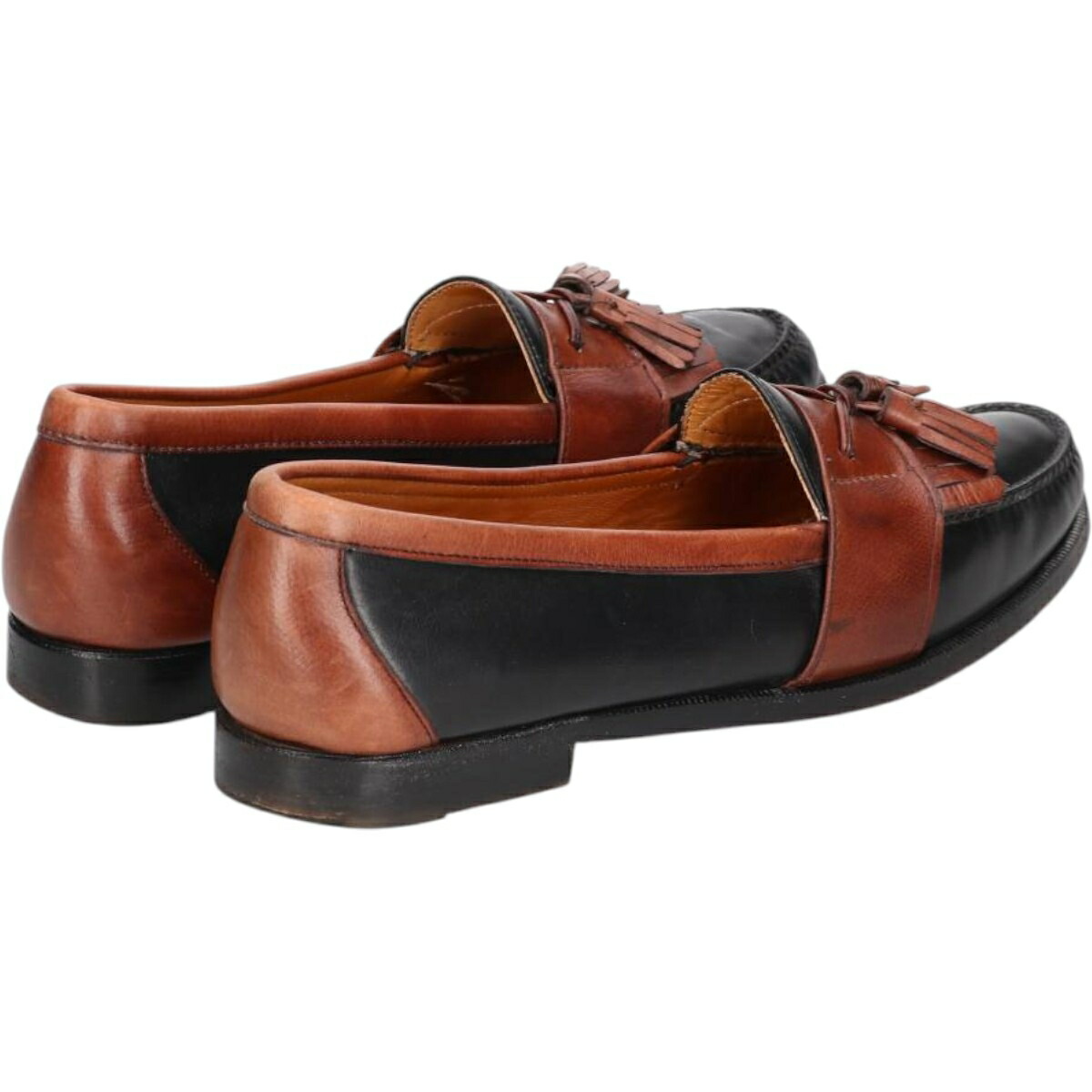 古着 コールハーン COLEHAAN キルト タッセルローファー USA製 9.5 B