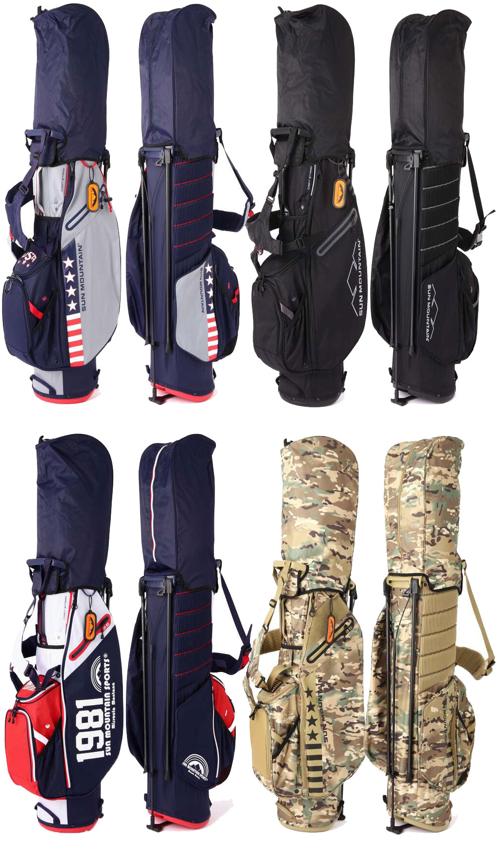 楽天市場】サンマウンテン 3.5LS型 軽量 スタンド式 キャディバッグ 9